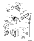 Схема №10 L99699HWD с изображением Модуль (плата) для стиралки Aeg 8070104321